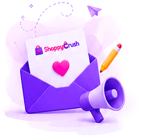 Enveloppe ShoppyCrush avec message